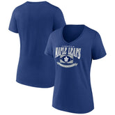 NHL Toronto Maple Leafs Women's Slapshot V-Neck T-Shirt