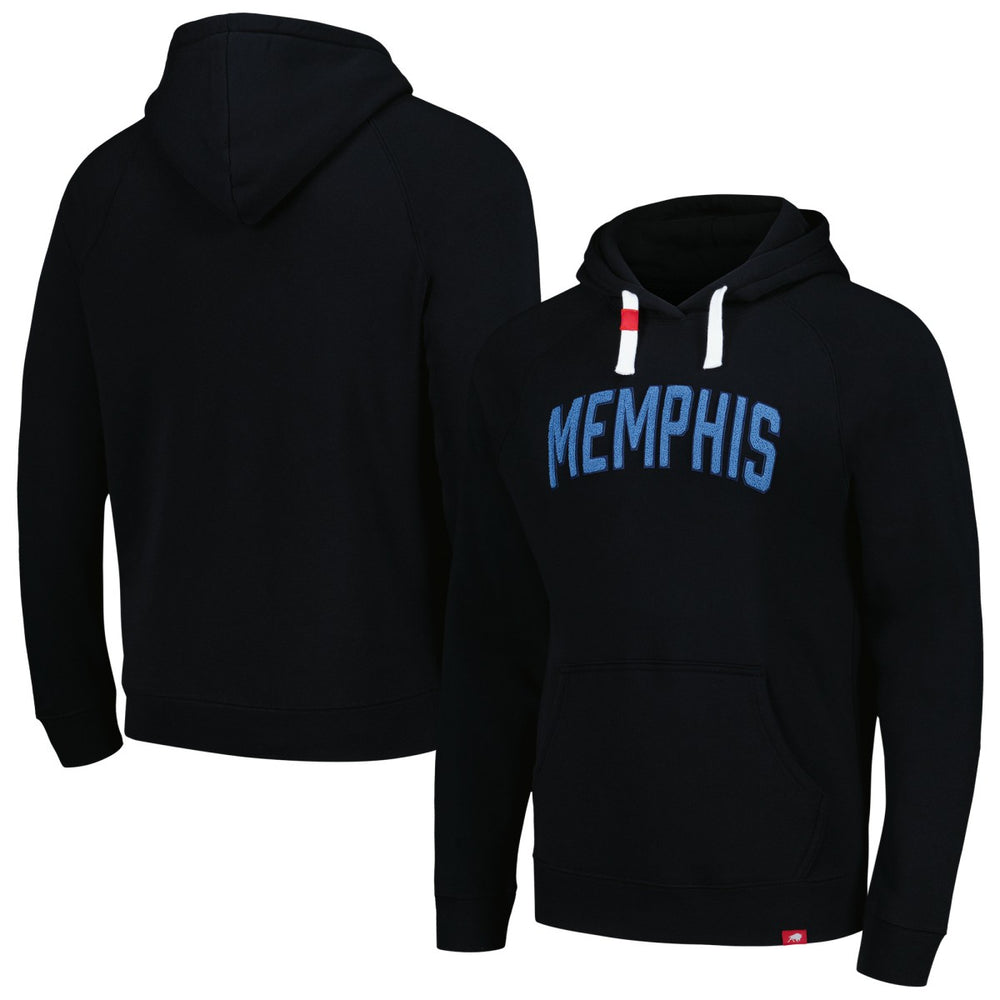 Memphis Grizzlies Sportiqe Unisex Chenille Olsen Tri-Blend Pullover Hoodie
