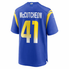 Cameron McCutcheon Game Jersey - Los Angeles Rams Jerseys