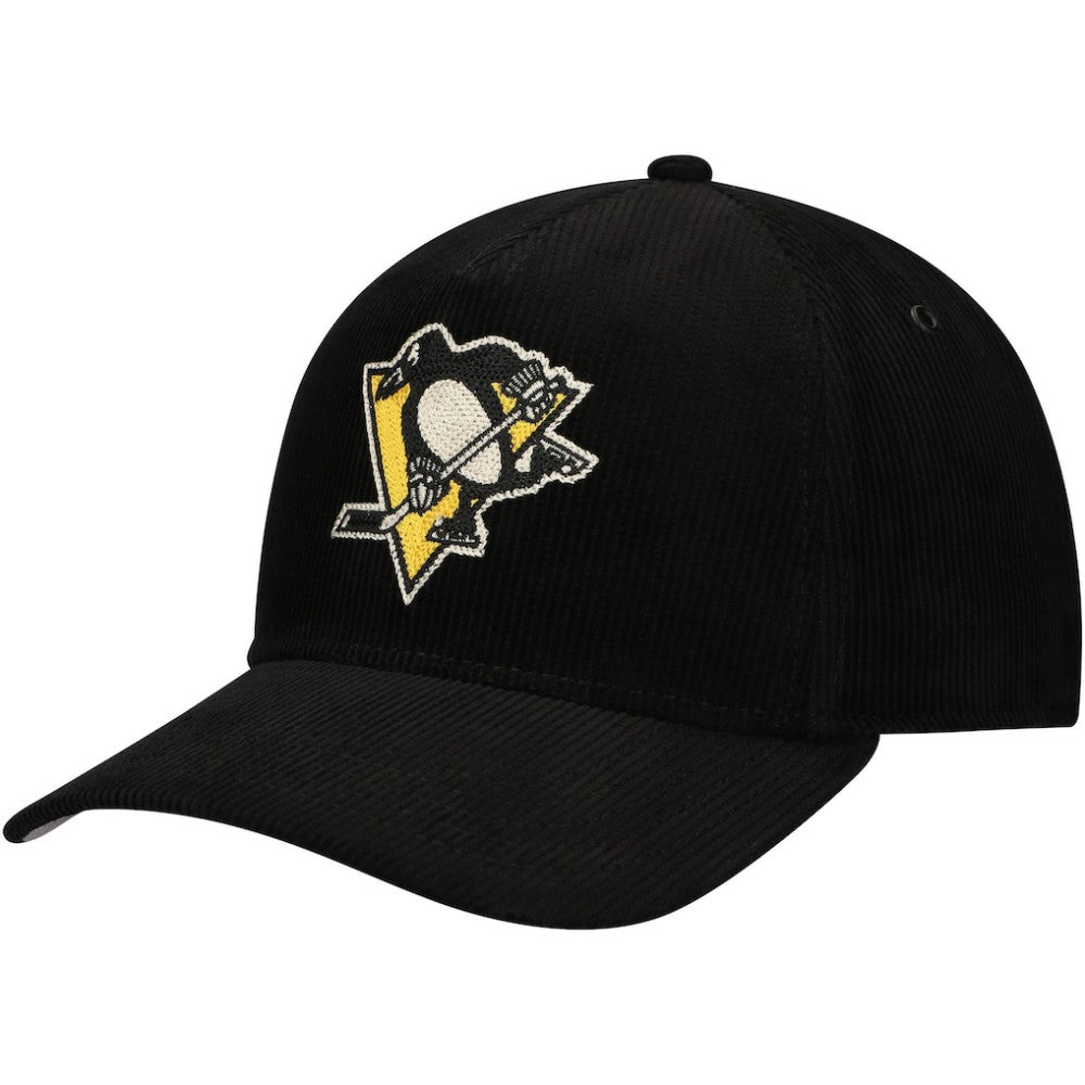 NHL Pittsburgh Penguins American Needle Corduroy Chain Stitch Adjustable Hat