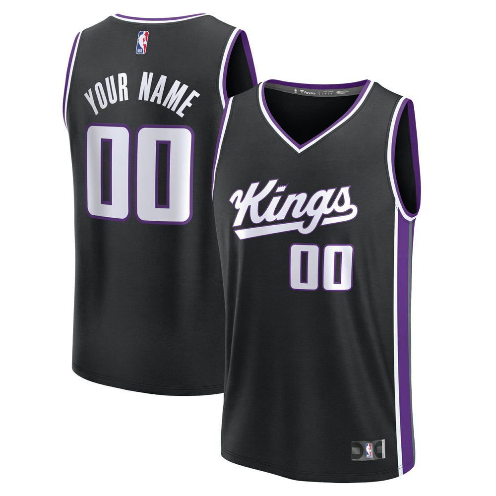 Fanatics Sacramento Kings Youth Fast Break Custom Replica Jersey