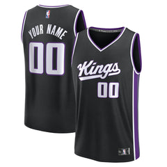 Fanatics Sacramento Kings Youth Fast Break Custom Replica Jersey