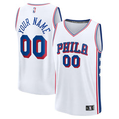 Fanatics Philadelphia 76ers Youth Fast Break Custom Replica Jersey