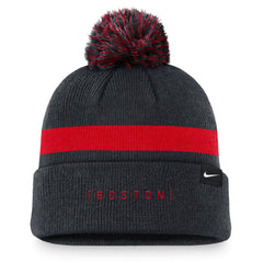 Navy Boston Red Sox Nike Hometown Peak Cuffed Knit Hat with Pom