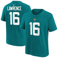 Trevor Lawrence Preschool Player Name & Number T-Shirt - Jacksonville Jaguars T-shirts