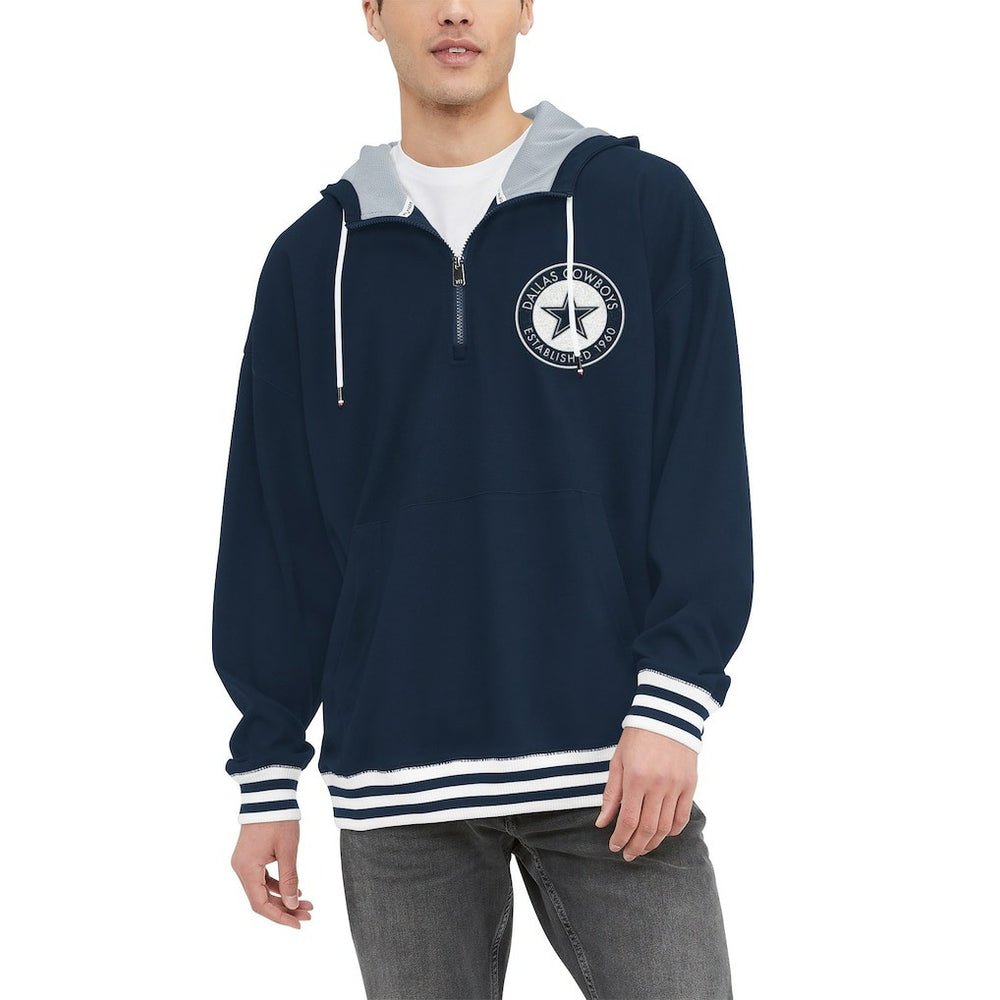 Tommy Hilfiger Aaron Quarter-Zip Hoodie - Dallas Cowboys Hoodies