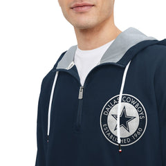 Tommy Hilfiger Aaron Quarter-Zip Hoodie - Dallas Cowboys Hoodies