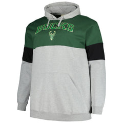 Fanatics Milwaukee Bucks Big & Tall Pullover Hoodie