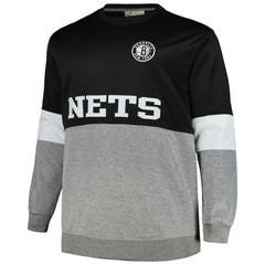 Fanatics Brooklyn Nets Big & Tall Split Pullover Sweatshirt