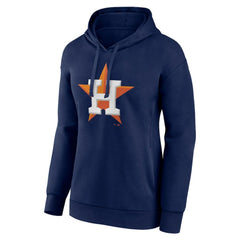 Navy Houston Astros Fanatics Women's Logo Pullover Hoodie