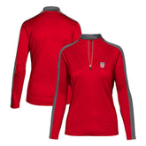 USMNT Levelwear Women's Quarter-Zip Pullover Top