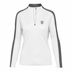 USMNT Levelwear Women's Quarter-Zip Pullover Top