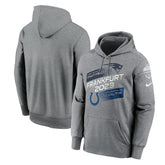 New England Patriots vs. 2023 Frankfurt Game Pullover Hoodie - Indianapolis Colts Hoodies