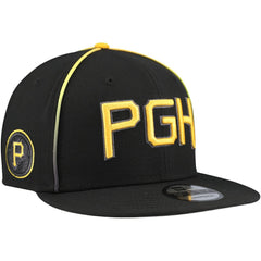 Black Pittsburgh Pirates New Era City Connect 9FIFTY Snapback Hat