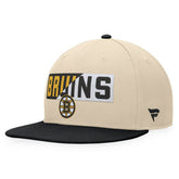 NHL Boston Bruins Fanatics Goalaso Snapback Hat