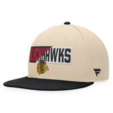 NHL Chicago Blackhawks Fanatics Goalaso Snapback Hat