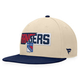 NHL New York Rangers Fanatics Goalaso Snapback Hat