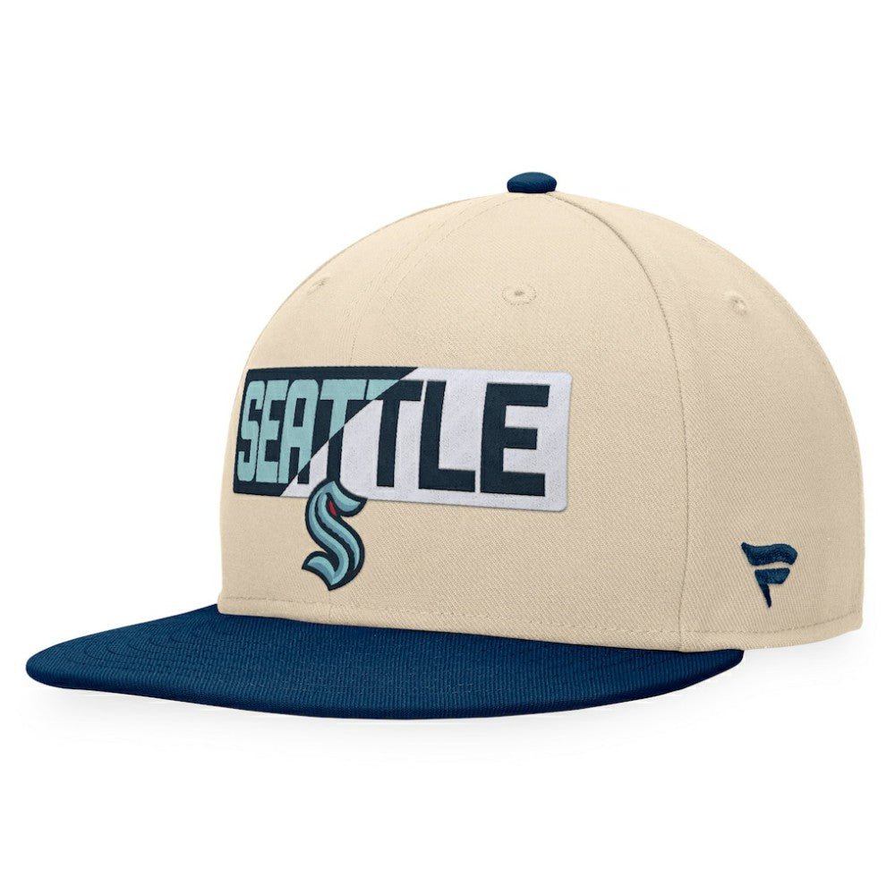 NHL Seattle Kraken Fanatics Goalaso Snapback Hat
