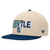NHL Seattle Kraken Fanatics Goalaso Snapback Hat