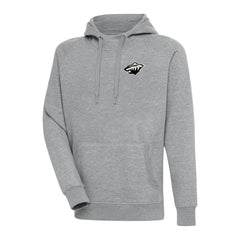 NHL Minnesota Wild Antigua Metallic Logo Victory Pullover Hoodie