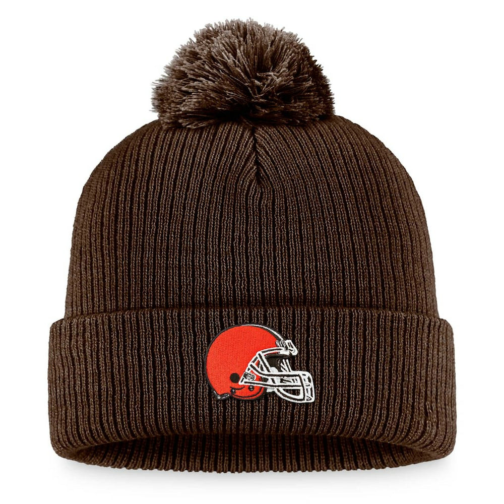 Women's Cuffed Knit Hat with Pom - Cleveland Browns Hats