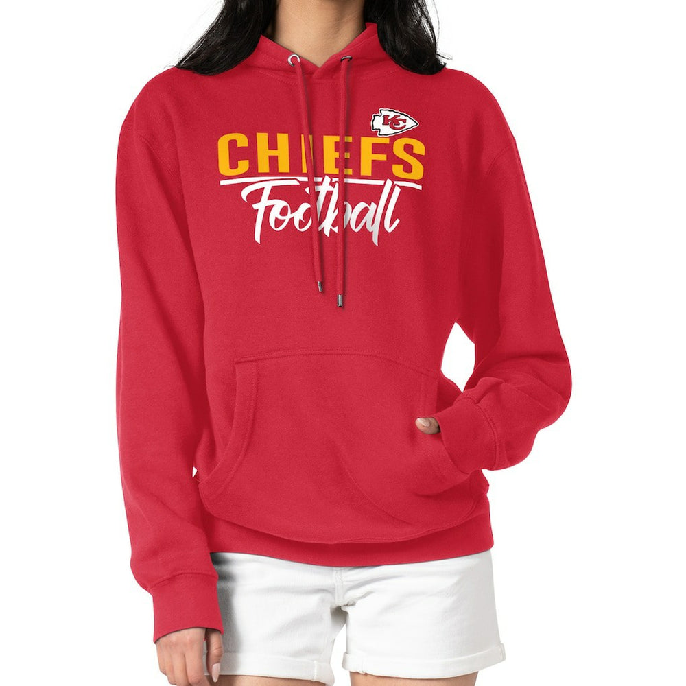 G-III 4Her by Carl Banks Women's Graphic Fleece Pullover Hoodie - Kansas City Chiefs Hoodies