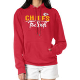 G-III 4Her by Carl Banks Women's Graphic Fleece Pullover Hoodie - Kansas City Chiefs Hoodies