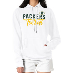 G-III 4Her by Carl Banks Women's Graphic Fleece Pullover Hoodie - Green Bay Packers Hoodies