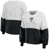Brooklyn Nets WEAR by Erin Andrews Women's Color-Block Pullover Sweater