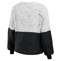 Brooklyn Nets WEAR by Erin Andrews Women's Color-Block Pullover Sweater