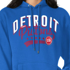 Detroit Pistons G-III 4Her by Carl Banks Women's Filigree Logo Pullover Hoodie - Blue discount
