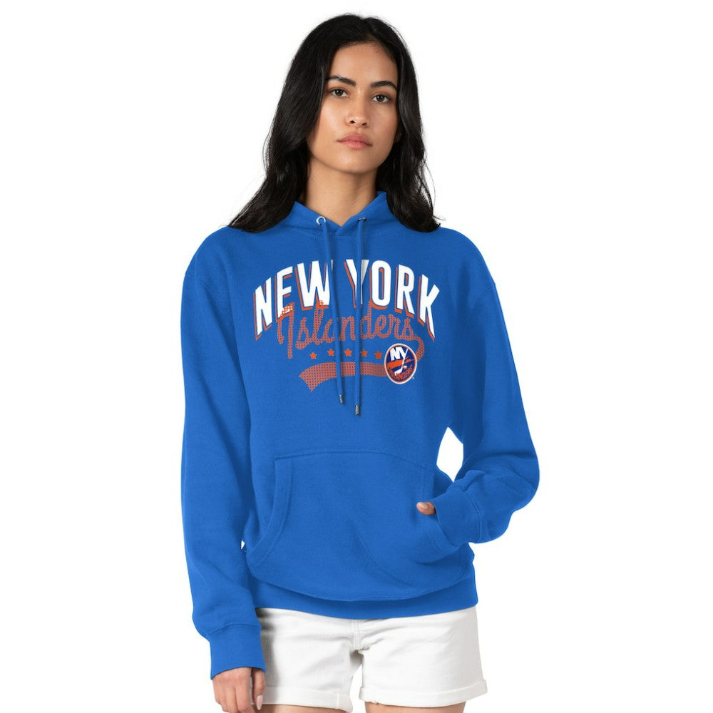 NHL New York Islanders G-III 4Her by Carl Banks Women's Filigree Logo Pullover Hoodie – Royal