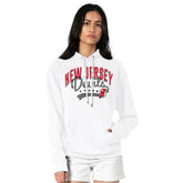 NHL New Jersey Devils G-III 4Her by Carl Banks Women's Filigree Logo Pullover Hoodie – White