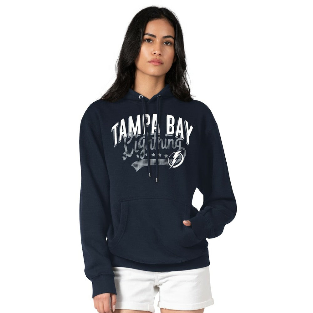 NHL Tampa Bay Lightning G-III 4Her by Carl Banks Women's Filigree Logo Pullover Hoodie – Navy