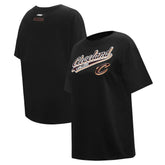 Cleveland Cavaliers Pro Standard Women's Script Boyfriend T-Shirt sale