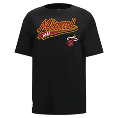 Miami Heat Pro Standard Women's Script Boyfriend T-Shirt