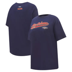 New Orleans Pelicans Pro Standard Women's Script Boyfriend T-Shirt