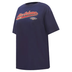 New Orleans Pelicans Pro Standard Women's Script Boyfriend T-Shirt