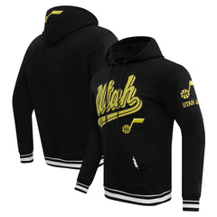 Utah Jazz Pro Standard Script Tail Pullover Hoodie