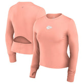 Women's Studio Fitted Long Sleeve Gym Top - Kansas City Chiefs Tops