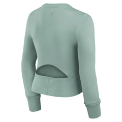 Women's Studio Fitted Long Sleeve Gym Top - Dallas Cowboys Tops