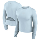 Women's Studio Fitted Long Sleeve Gym Top - Buffalo Bills Tops