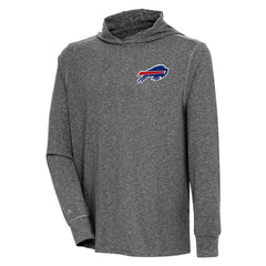 Antigua Saga Long Sleeve Hoodie T-Shirt - Buffalo Bills Hoodies
