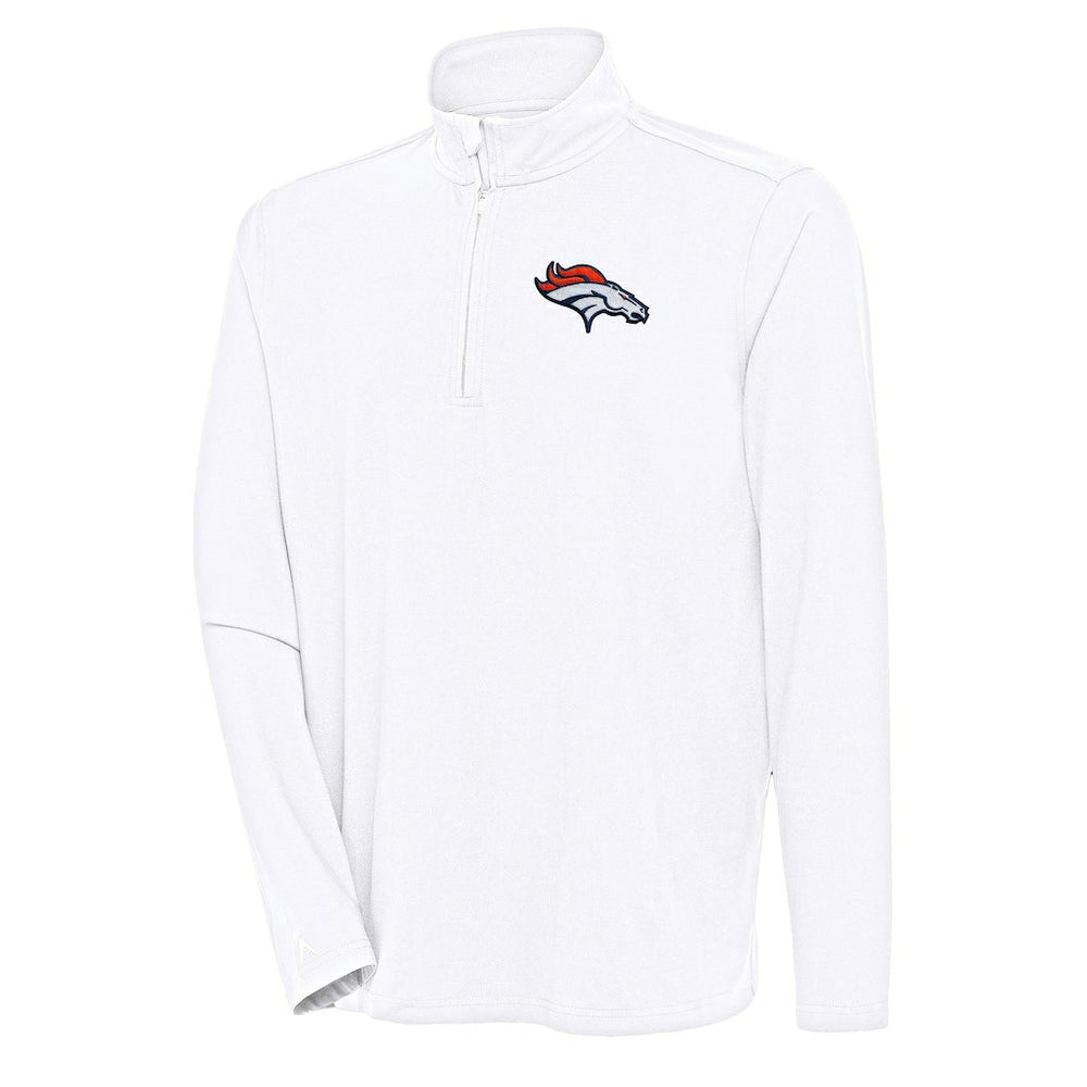 Antigua Hunk Quarter-Zip Pullover Top - Denver Broncos Pullover
