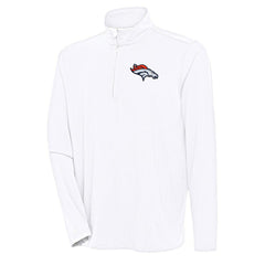 Antigua Hunk Quarter-Zip Pullover Top - Denver Broncos Pullover