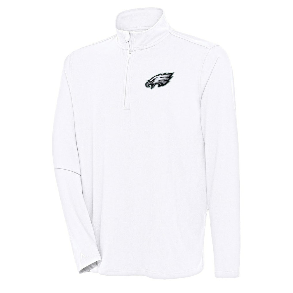 Antigua Hunk Quarter-Zip Pullover Top - Philadelphia Eagles Pullover