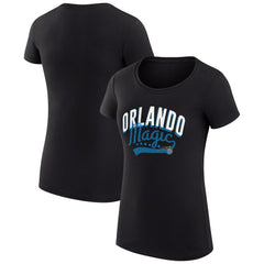 Orlando Magic G-III 4Her by Carl Banks Women's Super-Slim Fit Lightweight Filigree Logo T-Shirt - Black shop