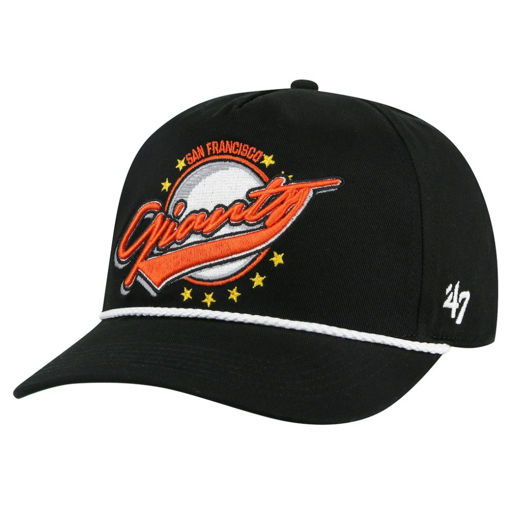 Black San Francisco Giants '47 Wax Pack Collection Premier Hitch Adjustable Hat