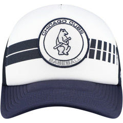 White/Navy Chicago Cubs '47 Cooperstown Collection Wax Pack Express Trucker Adjustable Hat