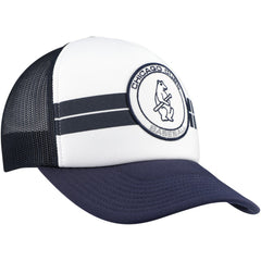 White/Navy Chicago Cubs '47 Cooperstown Collection Wax Pack Express Trucker Adjustable Hat